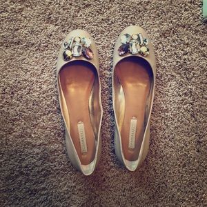 BCBGMAXAZRIA flats with Rhinestones